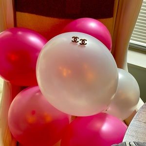 Vintage Chanel CC earrings